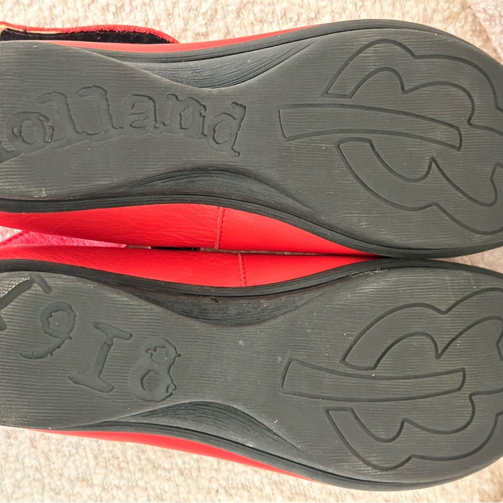 Red Holland Shoes
